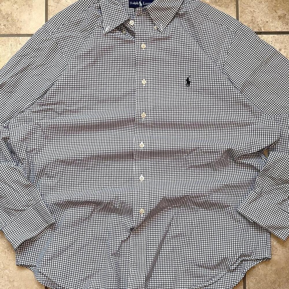 Ralph Lauren Classic Fit Button Up Dress Shirt - Size L (16 1/2 34/35)